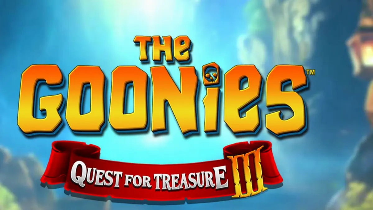 The Goonies Quest for Treasure 3 slot game interface na may pirate theme